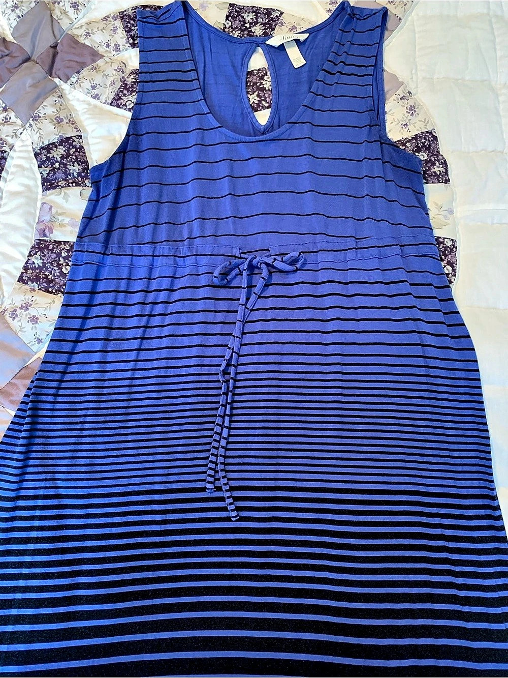 Soma Striped Midi Dress